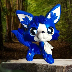 LPS Littlest Pet Shop Custom Beautiful Collie Dog Ooak Custom Hand Painted