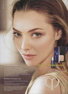 CLE DE PEAU Beauty rivista 1 pagina STAMPA ANNUNCIO 2015 AMANDA SEYFRIED bel viso - Foto 1 di 1