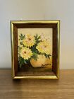 Small Mini Wall Art Decor Floral Artwork Gallery Wall Artist Signed Painting