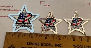 NOS ROBINSON BMX headtube bike decal sticker FRAME Chrome - Picture 1 of 4