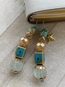 Ocean Beach Inspired Traveler's notebook book thong/ bookmark charms - Picture 1 of 1