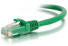 6IN C2G RJ-45 Male To RJ-45 Male Cat5e Snagless Unshielded Network Cable - Green