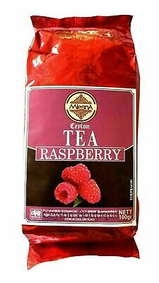 Mlesna Flavored Raspberry 100g Loose Black Tea Free Shipping World Wide • 14.64$