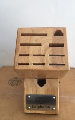 Calphalon Wooden Block 10 Slot Only The Block - Image 1 of 4