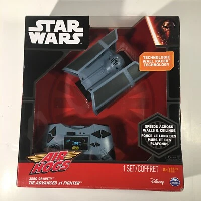 Air Hogs Star Wars Remote Control Zero Gravity TIE Advance X1 RARE - Image 1 of 2