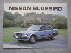 1984 Nissan Bluebird Brochure Publication Number S24.50m.F916.9.84 - Picture 1 of 2