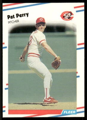 1988 Fleer #244 Pat Perry - Image 1 of 2