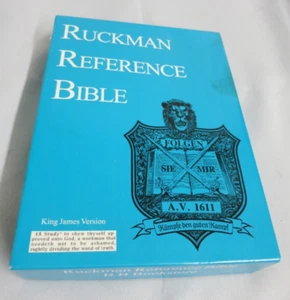 The Ruckman Reference Bible Standard Edition Black Calfskin KJV - Bild 1 von 11