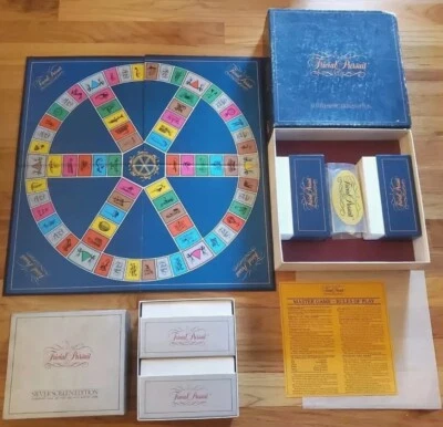 Vtg Trivial Pursuit Master Genus Board Game and Silver Screen Edition Set 1980s - Image 1 of 4