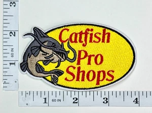 Embroidered Patch - Catfish Pro Shops - Iron-on - Fishing - Picture 1 of 1