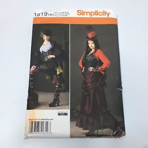 Costume gonna corsetto taglia 6-12 motivo cucito non tagliato s1819 - Foto 1 di 2