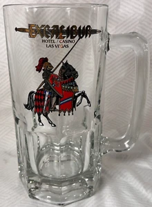 Excalibur Hotel Casino Las Vegas Nevada Bier Stein Becher Neu 8 ZOLL NEUWERTIG - Bild 1 von 10