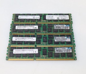 Lot 4x 16GB (64GB) Micron MT36KSF2G72PZ-1G6E1HF PC3-12800 1600MHz RDIMM RAM