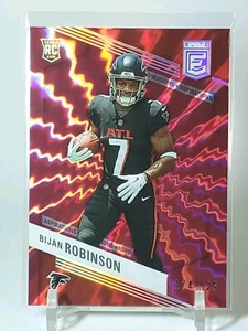 Bijan Robinson RC /625 RED SHIMMER ASPIRATIONS #104 Donruss Elite 2023 - Picture 1 of 2