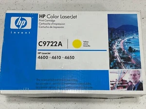 Cartuccia toner giallo originale HP 641A C9722A per LaserJet 4600/4610/4650 - Foto 1 di 3