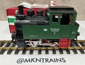 LGB Spur G 21761 Dampflok Tenderlok "Spremberger Stadtbahn 2" NEW in BOX G Scale - Picture 1 of 13