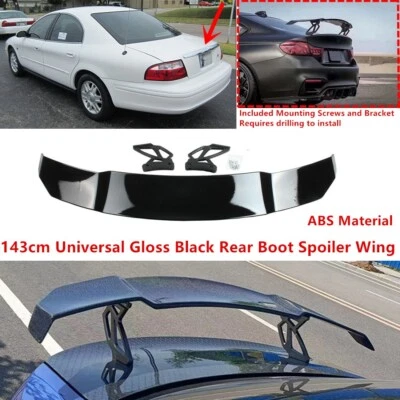 For 2000-05 Mercury Sable Gloss Black GT-Style Trunk Spoiler Wing 56'' Universal - Image 1 of 4
