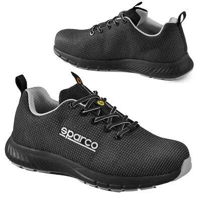 2025 Sparco TRACTION ASAN S3S Safety Trainers Shoes Certified Footwear ESD SR FO