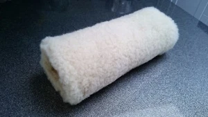 Hand Muffs Warmers Real Merino Wool Cozy Natural Grey 100% wool Muff /gloves - Picture 1 of 3