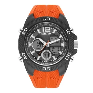 Kenneth Cole Reaction Men's Analog Digital Watch Silicone Strap KRWGP2188702 - Picture 1 of 2