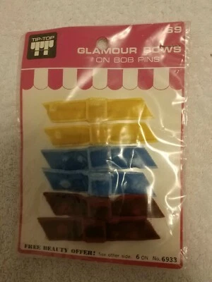 Vintage Hair Bows! Velvet! Bobby Pins! Barrettes! Unique old hard to find Items! - Image 1 of 4