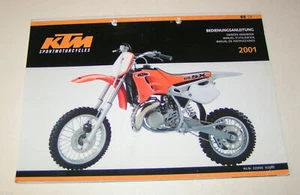 Istruzioni D'Uso / Proprietario´S Manuale KTM 65 SX Modello Dell'Anno 2001 - Foto 1 di 1