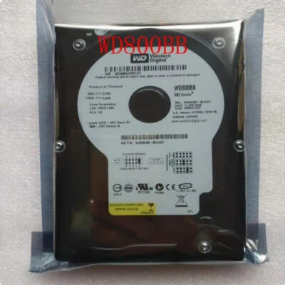 For Western Digital 80GB WD800BB 7200RPM PATA IDE 3.5" HDD Hard Disk Drive - Image 1 of 4