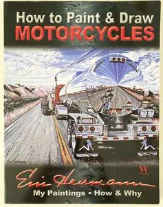 How To Paint & Draw Motorcycles Paint Realistic Looking Chrome Eric Herrmann - Picture 1 of 5