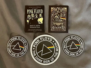 Lot (5) PINK FLOYD 2" to 2 3/4"  Band Logo STICKERS Dark Side Moon FAST! FREE! - Picture 1 of 1