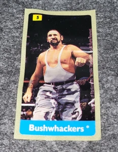 WWF World Wrestling Kaugummi Sticker Nr 5 Bushwhackers - Bild 1 von 1