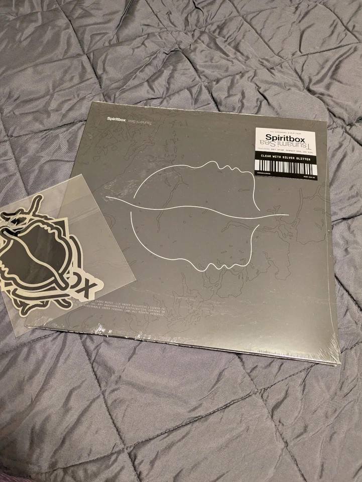 SEALED Spiritbox Tsunami Sea LP, Album, Limited Edition, Clear w/ Silver Glitter - Image 1 of 1