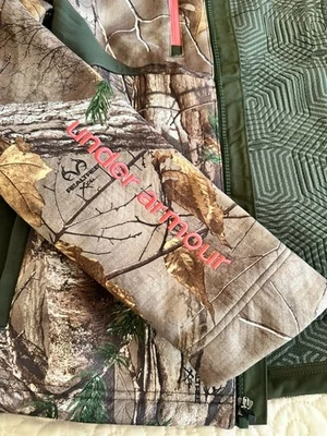 Chaqueta y pantalones de caza Under Armour para mujer Med Storm RealTree (2 artículos) Foto 1 de 4