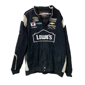 Nascar Hendrick #48 JH Design Canvas schwarz weiß Jacke 3XL - Bild 1 von 6