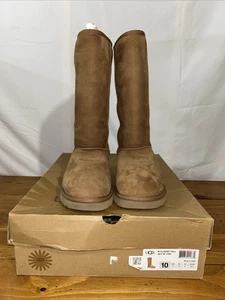 UGG Women Boots  Size 9 Classic Tall Chestnut 5815 W-CHE - Wore Once With Box - Picture 1 of 8