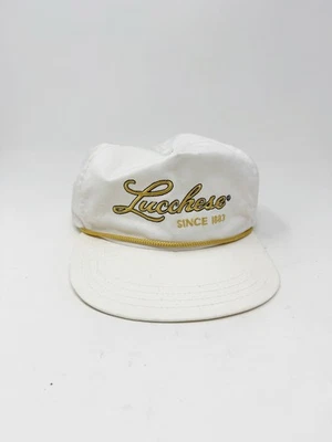Sombrero de Colección Lucchese Script Snapback Cuerda Blanca Hecho en EE. UU. Mediano Foto 1 de 4