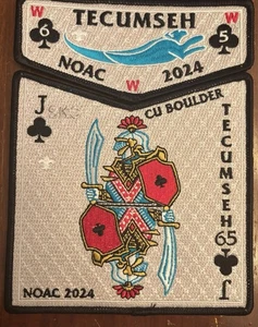 Boy Scout OA 65 Tecumseh Lodge 2024 NOAC Flap Set - Picture 1 of 1