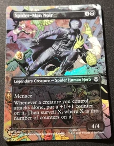 Spider-Man Noir - Foil - Borderless - SPM - MTG - EN - NM - 0204 - Picture 1 of 1