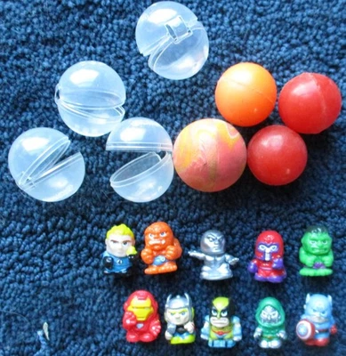 10 PEQUEÑOS SUPERHÉROES DE MARVEL 7/8" Hulk THOR Iron Man Wolverine Silver Surfer COSA Foto 1 de 4