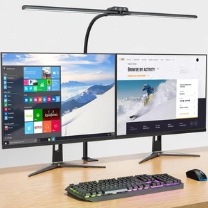 Desk lamp,Double Head LED Desk Lamp with Clamp,Architect Desk Lights for Home... - Picture 1 of 8