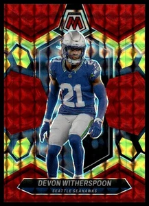 2024 Mosaico #202 Devon Witherspoon Mosaico Elección Fusión Rojo y Amarillo #/80 - Imagen 1 de 2