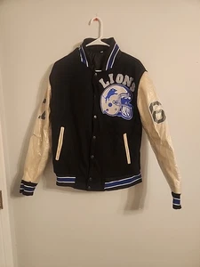 Chaqueta universitaria Detroit Lions Beverly Hills Cop para hombre - talla pequeña - Imagen 1 de 5