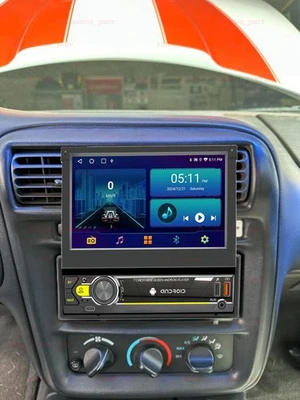 7" 1 Din Car Stereo Radio Flip Out Player Carplay For Chevy Camaro 1997-2002 Foto 1 de 4