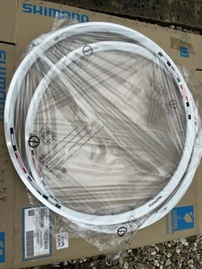 2 cerchi Shimano RS20 700C 20h solo BIANCHI ruota bicicletta bici WHRS20A NOS - Foto 1 di 24