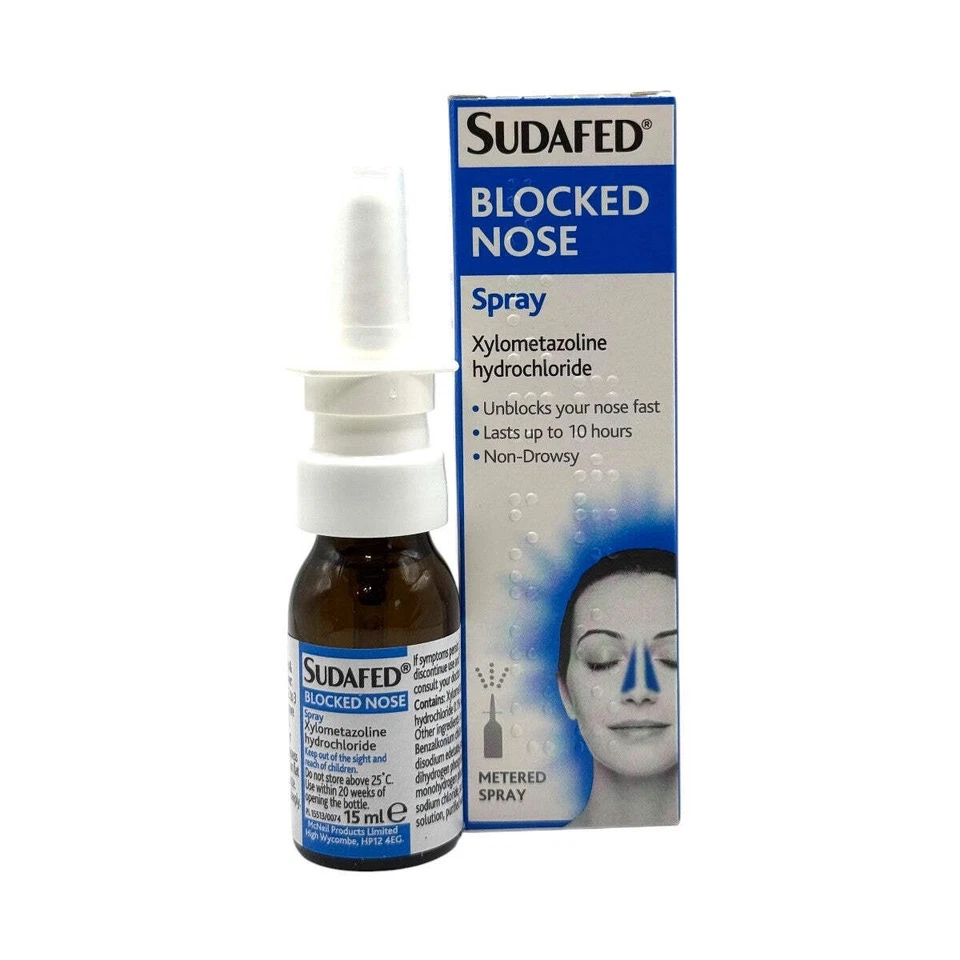 Sudafed Sinus Ease Spray Nariz 10 Horas Alivio Xilometazolina No Somnolencia 0.1% Foto 1 de 4