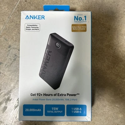 Anker 20,000 mAh 15W 2-Port Portable Charger Battery Power Bank - Image 1 of 4