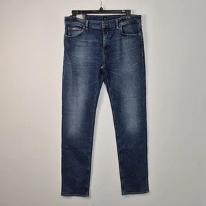 Hugo Boss Men's Jeans Maine Regular Fit Comfort Stretch Denim Bright Blue (40) - Picture 1 of 14