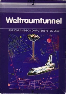Atari 2600 - Weltraumtunnel mit OVP OVP beschädigt - Bild 1 von 3