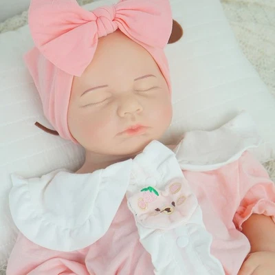 Muñeca Renacida Pintada 18.9" Floppy Dormida Completa Silicona Recién Nacido Bebé Muñeca Juguete Regalo Foto 1 de 4