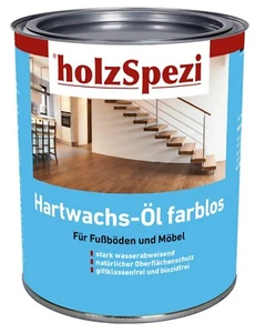2,5 Liter Hartwachs - Öl Seidenmatt Hartwachsöl Fußbodenöl Möbelöl Bodenwachs - Bild 1 von 1