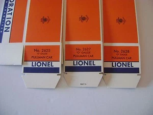 Lionel 2625-2627-2628 Madison Car Boxes 2City Licensed Reproduction- set of 3 - Picture 1 of 1